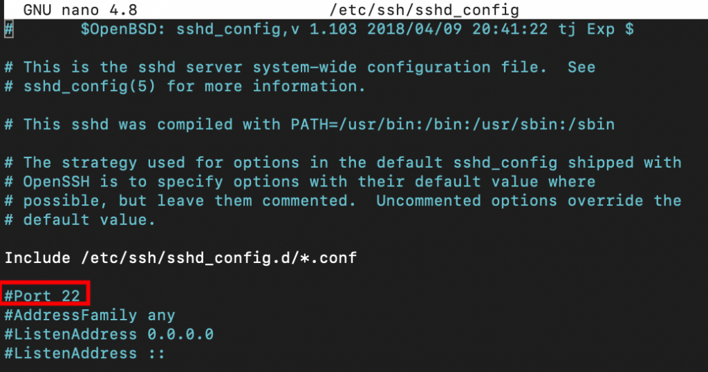 تنظیمات SSH